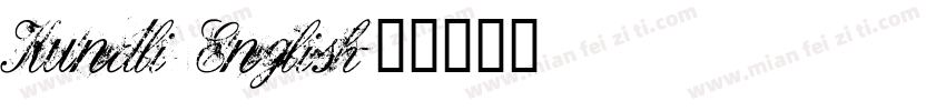 Kundli English字体转换
